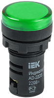 Лампа AD-22DS зеленая светодиодная 110В | код BLS10-ADDS-110-K06 | IEK